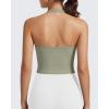 image:imageG4Free Ribbed Halter Crop Tank Tops Going Out Camisoles Backless Button Slim Fit Cropped Cami TopGray Olive