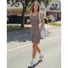 image:imageG4Free Ribbed Henley Button Tank Top Cropped Yoga Going Out Tanks Square Neck Sleeveless Crop TopsTaupe