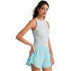 image:imageG4Free Skimetic Workout Boat Neck Tank Top Running Athletic Tanks UPF 50 Ruched Yoga Pilates Tops Slim FitSilver Gray
