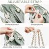 image:imageG4Free Canvas Beach Bag Waterproof Sandproof Large Beach Tote Bags for Women Pool Swim Travel GroceryGreen