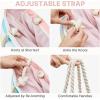 image:imageG4Free Canvas Beach Bag Waterproof Sandproof Large Beach Tote Bags for Women Pool Swim Travel GroceryPink