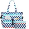 Blue Red Checkered