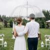 image:imageG4Free 52 inch Clear Bubble Umbrella Large Canopy Transparent Dome Coverage Stick Umbrella J Hook Handle European Style for WeddingsPromGraduation and Outdoor Events2 PackReflective Trim