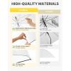 image:imageG4Free 52 inch Clear Bubble Umbrella Large Canopy Transparent Dome Coverage Stick Umbrella J Hook Handle European Style for WeddingsPromGraduation and Outdoor EventsBlack Trim