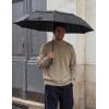 image:imageG4Free Strong Windproof Travel Umbrella 42 Inch Compact Umbrellas for Rain amp Sun with Double Canopy Automatic Portable DurableBlack