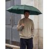 image:imageG4Free Strong Windproof Travel Umbrella 42 Inch Compact Umbrellas for Rain amp Sun with Double Canopy Automatic Portable DurableDark Green