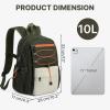 image:imageG4Free 10L Small Backpack for Women Men Lightweight Mini Travel Backpacks Hiking Casual Daypack Beige amp KhakiGreen