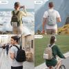 image:imageG4Free 10L Small Backpack for Women Men Lightweight Mini Travel Backpacks Hiking Casual Daypack Beige amp KhakiKhaki