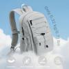 image:imageG4Free 10L Small Backpack for Women Men Lightweight Mini Travel Backpacks Hiking Casual Daypack Beige amp KhakiLight Grey