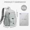 image:imageG4Free 10L Small Backpack for Women Men Lightweight Mini Travel Backpacks Hiking Casual Daypack Beige amp KhakiLight Grey