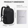 image:imageG4Free 15L Hiking Backpack Lightweight Small Travel Backpack Casual Daypack for Women Men Outdoor Campus OrangeBlack