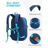 image:imageG4Free 15L Hiking Backpack Lightweight Small Travel Backpack Casual Daypack for Women Men Outdoor Campus OrangeBlue
