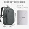 image:imageG4Free 15L Hiking Backpack Lightweight Small Travel Backpack Casual Daypack for Women Men Outdoor Campus OrangeGray
