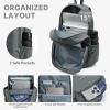 image:imageG4Free 15L Hiking Backpack Lightweight Small Travel Backpack Casual Daypack for Women Men Outdoor Campus OrangeGray