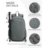 image:imageG4Free 15L Hiking Backpack Lightweight Small Travel Backpack Casual Daypack for Women Men Outdoor Campus OrangeGray