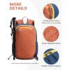 image:imageG4Free 15L Hiking Backpack Lightweight Small Travel Backpack Casual Daypack for Women Men Outdoor Campus OrangeOrange