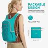 image:imageG4Free 20L Hiking Backpack Lightweight Daypack with Phone Pocket Small Packable Foldable Hiking Bag for Women Men BlackPeacock Blue
