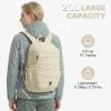 image:imageG4Free Hiking Backpack for Women Men 20L Lightweight Travel Backpacks Daypack Outdoor Daily Camping Dark GraygreenBeige