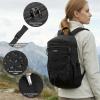 image:imageG4Free Hiking Backpack for Women Men 20L Lightweight Travel Backpacks Daypack Outdoor Daily Camping Dark GraygreenBlcak