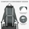 image:imageG4Free Hiking Backpack for Women Men 20L Lightweight Travel Backpacks Daypack Outdoor Daily Camping Dark GraygreenDark Graygreen