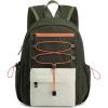 image:imageG4Free 10L Small Backpack for Women Men Lightweight Mini Travel Backpacks Hiking Casual Daypack Beige amp KhakiGreen