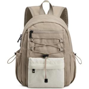 image:imageG4Free 10L Small Backpack for Women Men Lightweight Mini Travel Backpacks Hiking Casual Daypack Beige amp KhakiKhaki