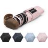 image:imageG4Free Mini Travel Folding Umbrella for Purse Compact UPF 50 UV Protection Sun amp Rain Small Umbrella Lightweight Portable Parasol Fits in Pocket Wallet for Women MenPink
