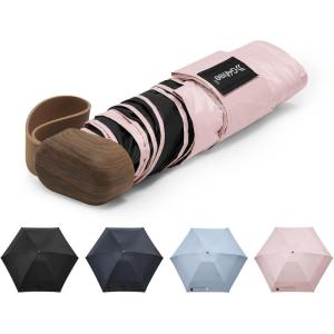 image:imageG4Free Mini Travel Folding Umbrella for Purse Compact UPF 50 UV Protection Sun amp Rain Small Umbrella Lightweight Portable Parasol Fits in Pocket Wallet for Women MenPink