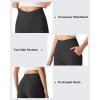 image:imageG4Free Ribbed Ankle Pants for Women 78 Length Wide Leg Yoga Pants with Pockets Casual TravelBlack