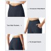 image:imageG4Free Ribbed Ankle Pants for Women 78 Length Wide Leg Yoga Pants with Pockets Casual TravelDark Navy