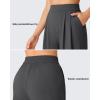 image:imageG4Free ShiftReady Capri Pants for Women 18  Pull On Wide Leg Dressy Pants Casual PantsTravel Dress Work SummerDark Gray