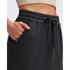 image:imageG4Free Smoofit Maxi Skirt for Women Modal Soft Drawstring Casual Long Skirts Side Slits Midi Lounge with 2 PocketsBlack