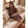 image:imageG4Free Smoofit Maxi Skirt for Women Modal Soft Drawstring Casual Long Skirts Side Slits Midi Lounge with 2 PocketsCoffee Brown