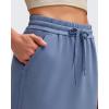 image:imageG4Free Smoofit Maxi Skirt for Women Modal Soft Drawstring Casual Long Skirts Side Slits Midi Lounge with 2 PocketsDenim Blue