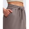 image:imageG4Free Smoofit Maxi Skirt for Women Modal Soft Drawstring Casual Long Skirts Side Slits Midi Lounge with 2 PocketsTaupe