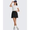 image:imageG4Free Smoofit Modal Soft A Line Skirts for Women  15 Elastic Wasitband Summer Casual Lounge Skirt with 2 Side PocketsBlack