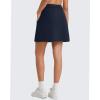 image:imageG4Free Smoofit Modal Soft A Line Skirts for Women  15 Elastic Wasitband Summer Casual Lounge Skirt with 2 Side PocketsDark Navy