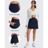 image:imageG4Free Smoofit Modal Soft A Line Skirts for Women  15 Elastic Wasitband Summer Casual Lounge Skirt with 2 Side PocketsDark Navy