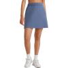image:imageG4Free Smoofit Modal Soft A Line Skirts for Women  15 Elastic Wasitband Summer Casual Lounge Skirt with 2 Side PocketsDenim Blue