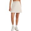 image:imageG4Free Smoofit Modal Soft A Line Skirts for Women  15 Elastic Wasitband Summer Casual Lounge Skirt with 2 Side PocketsIvory