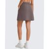 image:imageG4Free Smoofit Modal Soft A Line Skirts for Women  15 Elastic Wasitband Summer Casual Lounge Skirt with 2 Side PocketsTaupe