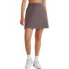 image:imageG4Free Smoofit Modal Soft A Line Skirts for Women  15 Elastic Wasitband Summer Casual Lounge Skirt with 2 Side PocketsTaupe