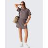 image:imageG4Free Smoofit Modal Soft Casual Skirts for Women  15 A Line Elastic High Waisted Cute Front Slit Work Skirt with PocketsTaupe