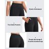 image:imageG4Free Smoofit Modal Soft Wide Leg Pants for Women Elastic Waist 78 Length Ankle Casual Dressy SweatpantsBlack
