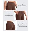 image:imageG4Free Smoofit Modal Soft Wide Leg Pants for Women Elastic Waist 78 Length Ankle Casual Dressy SweatpantsCoffee Brown