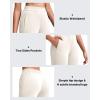 image:imageG4Free Smoofit Modal Soft Wide Leg Pants for Women Elastic Waist 78 Length Ankle Casual Dressy SweatpantsIvory