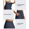 image:imageG4Free Womens Ribbed Knit Wide Leg Pants with Pockets Lightweight Stretchy Yoga Pants Casual LoungeDark Blue