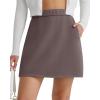 image:imageG4Free Smoofit Modal Soft A Line Skirts for Women  15 Elastic Wasitband Summer Casual Lounge Skirt with 2 Side PocketsTaupe