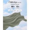 image:imageG4Free Chillwhisp Bubble Shorts for Women 3 Drawstring Lightweight Puffy Y2k Skort with PocketsGray Olive