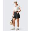 image:imageG4Free EverGoing Womens Wide Leg Shorts High Waisted 4  5Casual Comfy Shorts with Pockets for Yoga Workout LoungeBlack